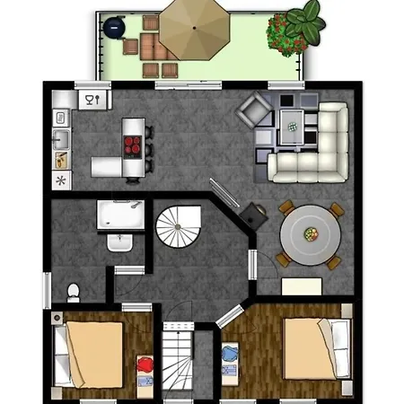 아파트 Haus Ostseestern Whg Og *